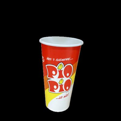 China Disposable Custom Customized High Quality Logo Printed Double Wall Disposable Recycled Beverage CUPS for sale