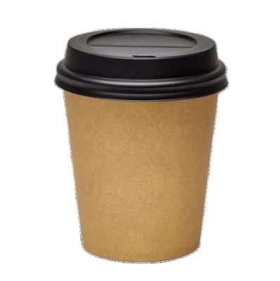 China 4oz 7oz 8oz 12oz Plastic Lids PS Cover Lids Wholesale Disposable Paper Cups Lids With Paper Cups for sale