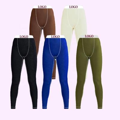 China Antibacterial Casual Empty Sports Rib Women Shirt Leggings Set Ribbed Gaiters for sale