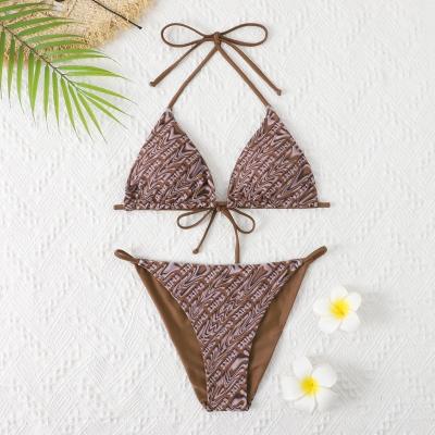 China 2022 Latest Breathable Luxury Bikini Modest Swimwear One Piece Swimsuit Design Thong Bikini Swimwear for sale