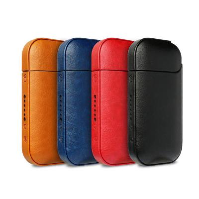 China Wholesale Protective Solid Color PU Case For IQOS 2.4 Plus Full Cover Device For IQOS Cigarette Holder for sale