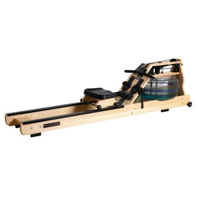 China Home Use Gym Equipment Water Rowing Machine Magnetic Indoor Foldable Wooden Rower Seated Fitness Equipment for sale