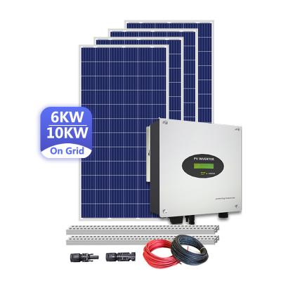 China On-Grid Home Renewable Energy 10000w 20000w Solar System 10000w 20000w On Grid Solar Power Systems for sale