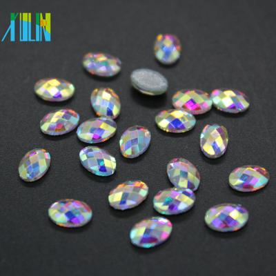 China Flatback NAH026 Preciosa Rhinestone Flat Back AB Crystals Hotfix Rhinestone for sale