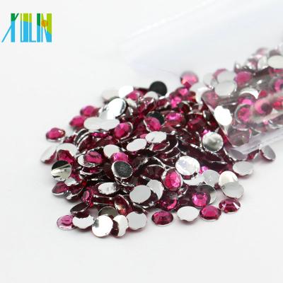 China XULIN Flatback Factory Direct Sale Mixed Sizes Flat Back Garment Resin Faux Stone for sale