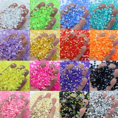 China XULINFactory Flatback Crystals Flatback Resin Rhinestones Gems Bulk Pack 2mm 3mm 4mm 5mm 6mm Non Hotfix for sale