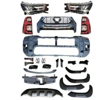 China Factory-direct sale top durable car body bumper kits for hilux rocco 2021 bumper auto parts for sale