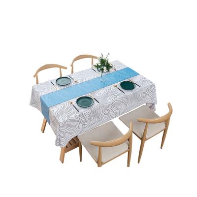 China Waterproof Factory Prices Printed Table Cloth Colorful Nonwoven Tablecloth for sale