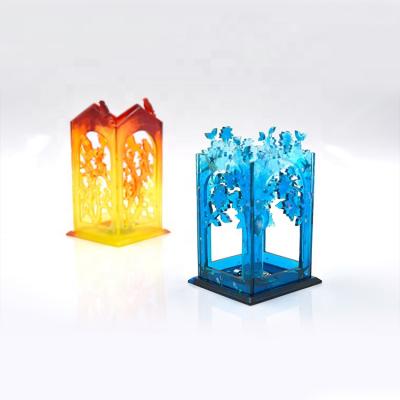 China Viable Resin Mold Latern Screen Folding Mold DIY Style 23 Silicone Mold Resin Epoxy Resin Molding Mold for sale