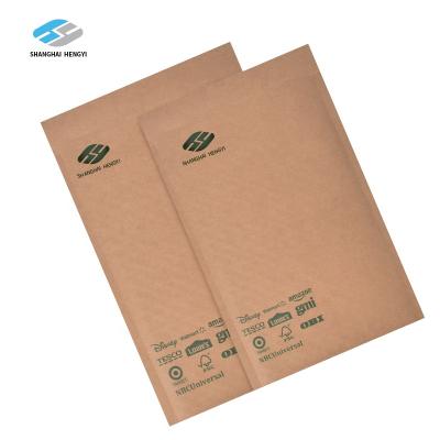 China Poli Bubble Announcements Custom Compostable Custom Bubble Announcement Biodegradable Paper Mailers for sale