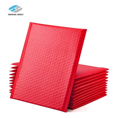 China Red Bubble Mailer Bubble Mailer Envelope Amazon Bubble Mailer Red Custom Larger Bags For Shipping for sale