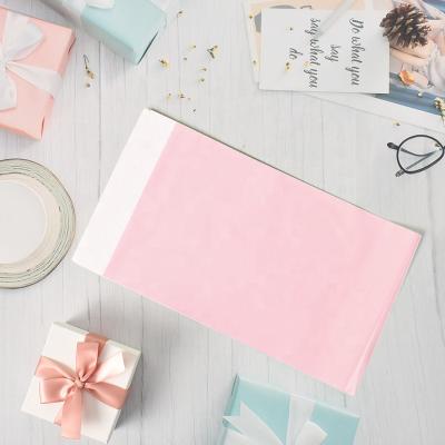 China Strong Adhesive / Eco-Friendly / Waterproof Poly Holiday Mailer Heavy Duty Mailing Christmas Bags Light Pink Ad for sale