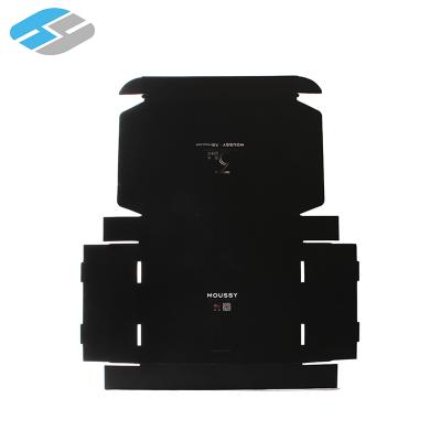 China Recycled Materials Wholesale Portable Foldable Recycled Material Men's Shirt Packaging Box for sale