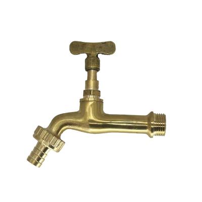 China General type zinc sanwa brass/bibcock for home vegetable garden basin washing machine faucet for sale