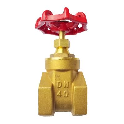 China General supply DN15, 1/2 all-copper brass factory gate valve, for sale