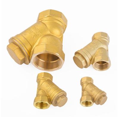 China General Y Band Strainer Filter Brass Valve Good Quality Y Thread Standard BALL VALVES For Water for sale