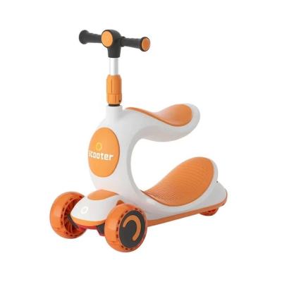 China Ride On Toy Children Scooters 2-6 Years Old Girls Roller Skating Princess Three-in-One Riding Pulley for sale