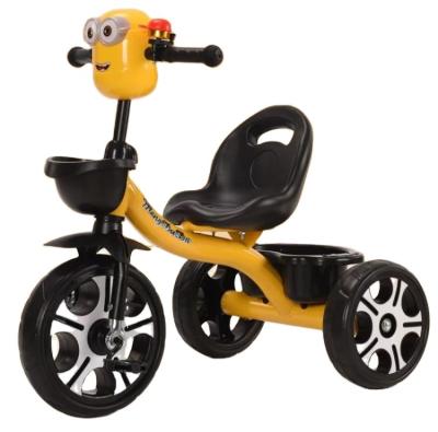 China Plastic Kids Tricycle 1-2-3-6 Year Old Baby Pushes Pedal Bike for sale