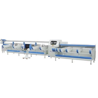 China Building Material Shops CNC Aluminum Profile Cutting Saw Line /Aluminum Window Door Frame Cutting Machine Line for sale