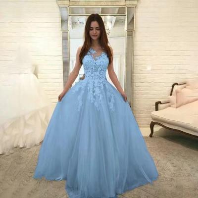 China Anti-Static Elegant Royal Blue Beach Wedding Dresses 2021 Bridal Gowns for sale