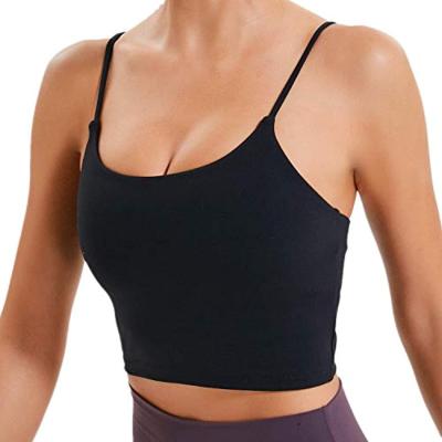 China Breathable Padded Sports Bra Fitness Workout Yoga Tank Top Set for sale