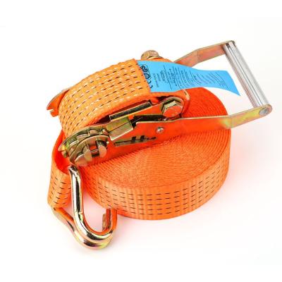 China Durable 0.8-10 Ton Adjustable Ratchet Buckle Lashing Strap Ratchet Tie Down Cargo for sale