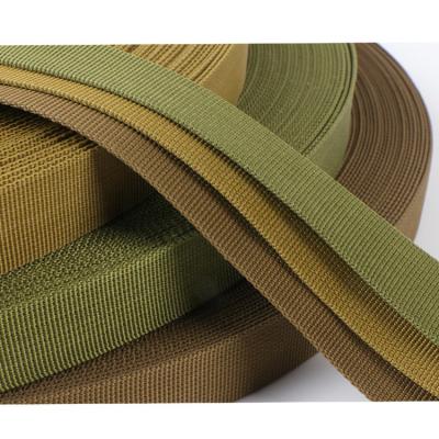 China High Tensile Stock 10mm- 50mm Colored Polypropylene PP Webbing Strap Custom Bags for sale