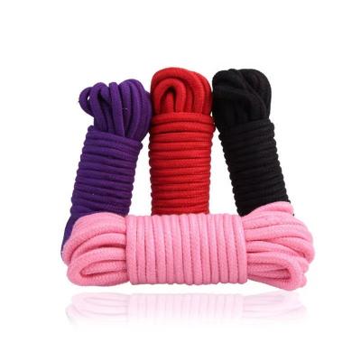 China Viable factory sells 3-20mm three strand pure cotton rope for weaving cotton rope binding rope for sale