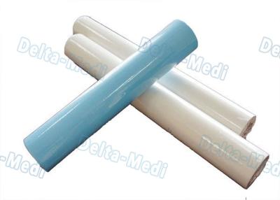 China 15gram - 60gram Disposable Bed Sheet Roll , Hospital Bed Paper Roll With Film for sale