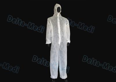 China SMS Disposable Protective Clothing , Food Industry Disposable Waterproof Coveralls for sale