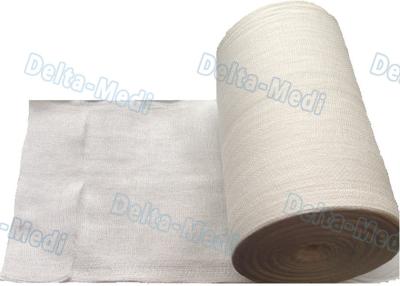 China 100% Cotton Absorbent Sterile Gauze Sponges Roll White Color For Wound Fixation for sale