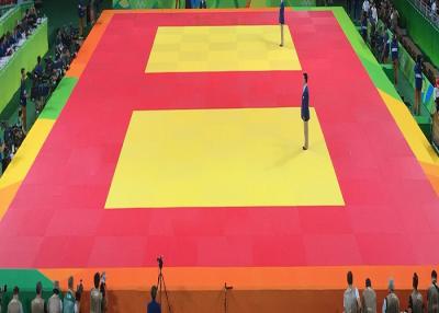 Cina Stuoie Colourful ad alta densità di judo della concorrenza e di addestramento di arti marziali di jujutsu di Bjj in vendita