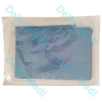 China 3 Layer Disposable Sterilized Surgery Drape Around Fenestration for sale