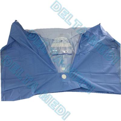 China 50g to 60g SBPP + PE / SMS / SMMS + SMF Disposable Sterile Surgical Gynaecology Drape with collection bag for sale