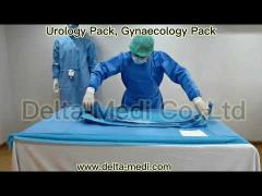 Urology Disposable Surgical Packs SM Coated Polyethylene PP+PE