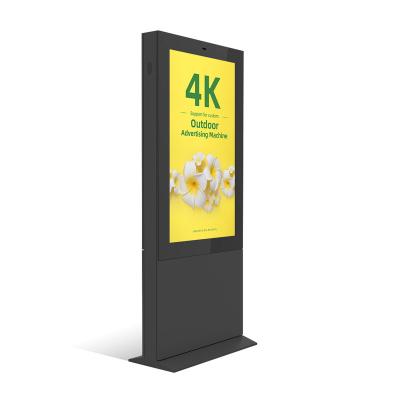 China Outdoor Floor standing vertical tv touch screen kiosk 4k indoor advertising player display screen HD lcd led digital signage for sale