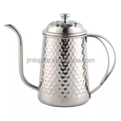 China 2022 Viable Hot Selling 650ml Pour Over Stainless Steel Drip Coffee Kettle And Pot for sale