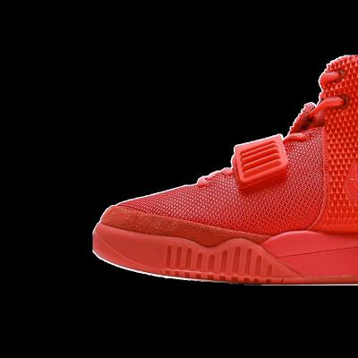 China Trend Logo Sneakers Top Quality Air Original Wholesale Yeezy 2 October Red Fashion for sale