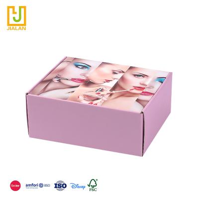 China Custom Made Top Selling Custom Products Logo Healer Mailer Packaging Paper Handmade Box With Double Sided Color for sale