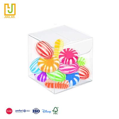 China Wholesale Handmade High Quality Custom Cheap Material Square PVC Uncomplicated Transparent Uncomplicated Packaging Box Macarons for sale