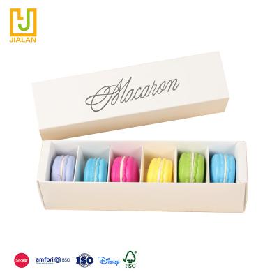 China Handmade high quality and low price in stock color drawer with personalized Macaron inscription box with insert for sale