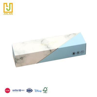 China Factory Handmade Spot Good Quality Long Humanized Design Directly With Middle Layer Atmosphere Simple Macaron Gift Box for sale