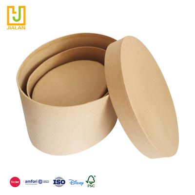 China New products handmade hot sale spot with same color inside and outside high end round box for chocolate and cooky for sale