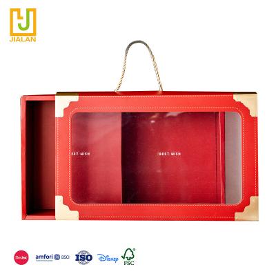 China Factory Price Factory Price Supplier Spot Window Handmade Manufacturer With Bag Food Packaging Boxes For Egg Yolk Crisps for sale