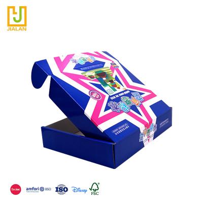 China Wholesale Hot Selling Custom Handmade Factory Cartoon Image Cover Paper Packing Box For Toy Building Blocks for sale