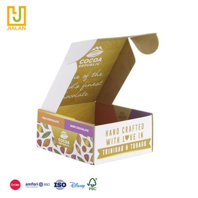 China Customized professional handmade double-sided printing color ad packaging paper box good price for gift for sale