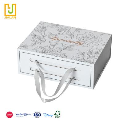 China New Design Handmade Professional Custom Logo Color Healer Waterproof Folding Cardboard Two-Hand Ring Boxes for sale