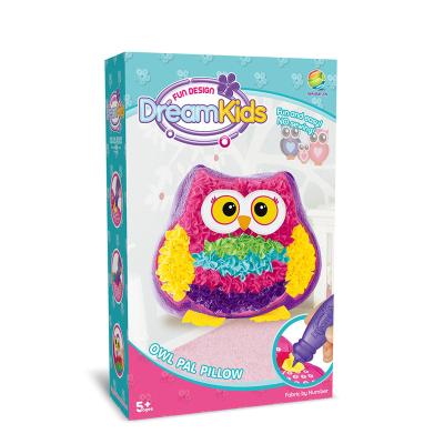 China Cotton Owl Animal Shape Funny DIY Plush Pillow Toys For Kids With Cheap Price From China Factory for sale