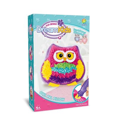 China 2019 Sale Cotton Tops New Design Owl Animal Shape DIY Play For Child With Soft Materials From Kid Toys Factory for sale