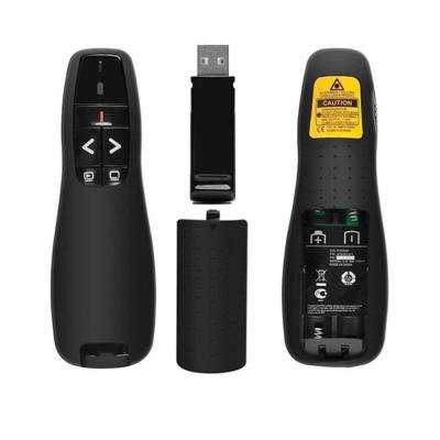 China Paging Laser Indicators R400 2.4GHz PPT PowerPoint Wireless Remote Control Page Up Presenter And Swallow Red Laser Pointer Pen For Office Remote Control Teacher for sale